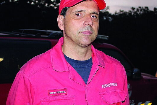 Comandante dos Bombeiros David Teixeira   