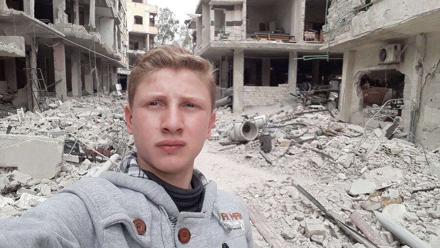 Muhammad Najem quer ser repórter de guerra