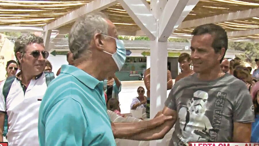 Marcelo Rebelo de Sousa e Jorge Gabriel