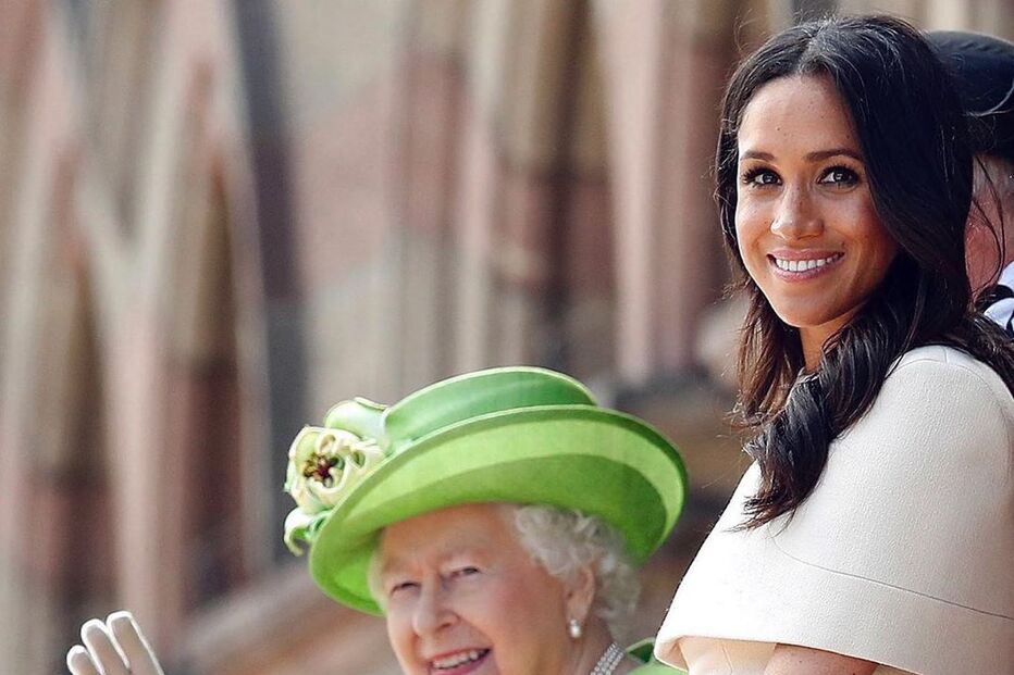 Elisabeth II e Meghan Markle
