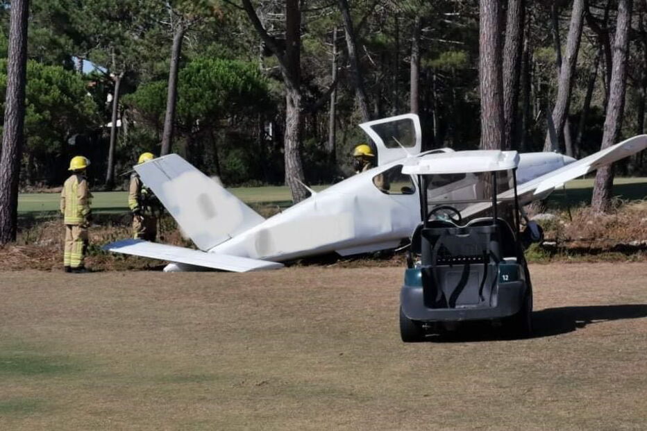 Avioneta aterra de emergência no campo de golf dos Oitavos em Cascais
