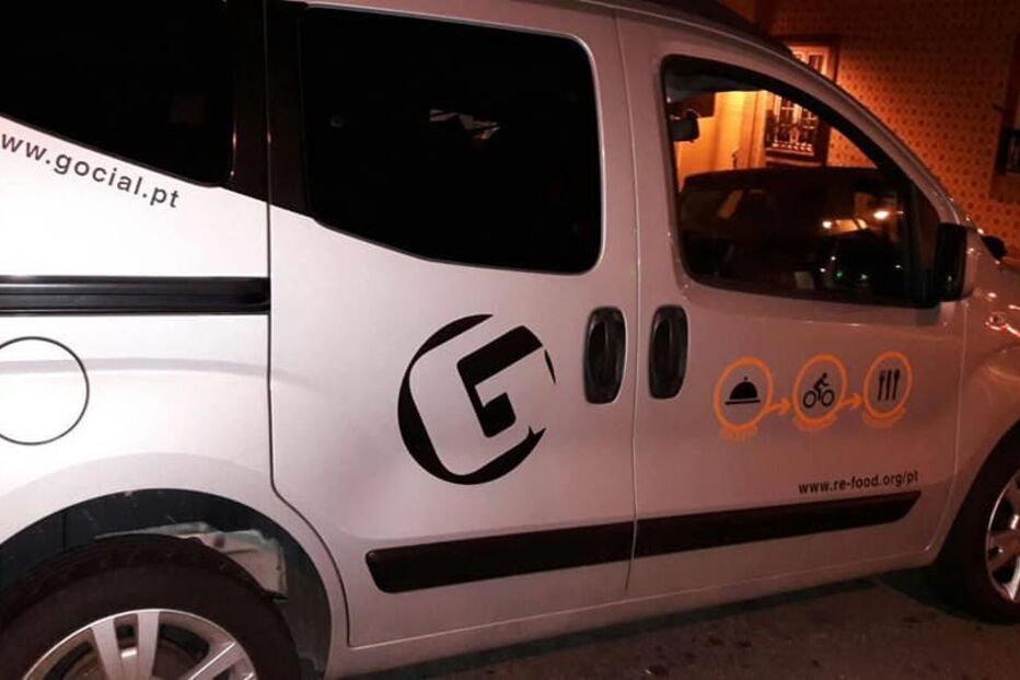 Carrinha assaltada na Refood Foz do Douro no Porto