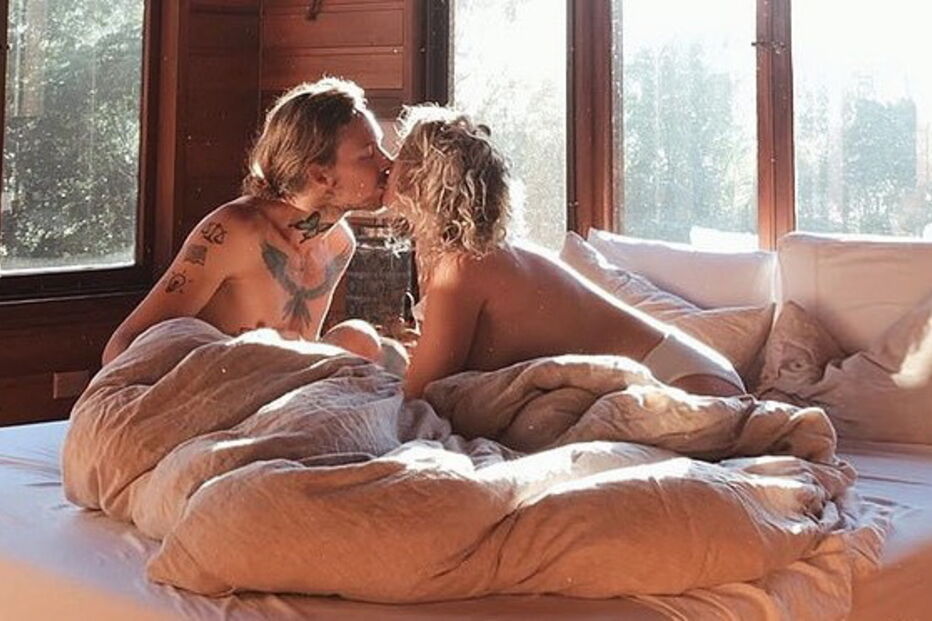 Sally Mustang e o marido