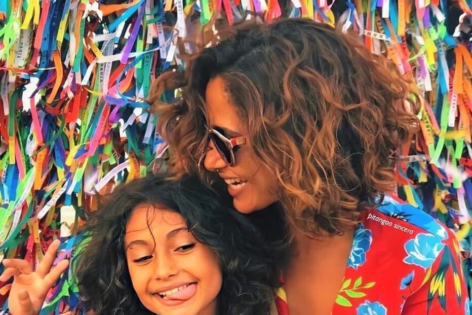 Camila Pitanga e a filha, Antónia