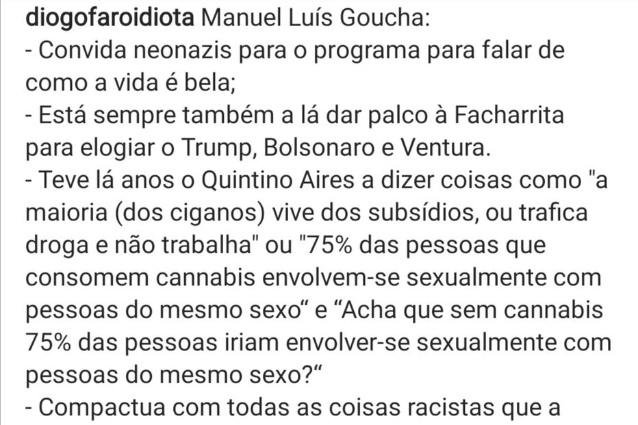 Manuel Luís Goucha, Iva Domingues, Diogo Faro