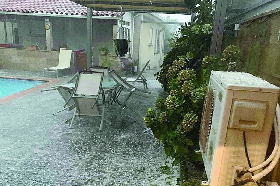 Tempestade inunda ruas e destrói culturas em Trás-os-montes