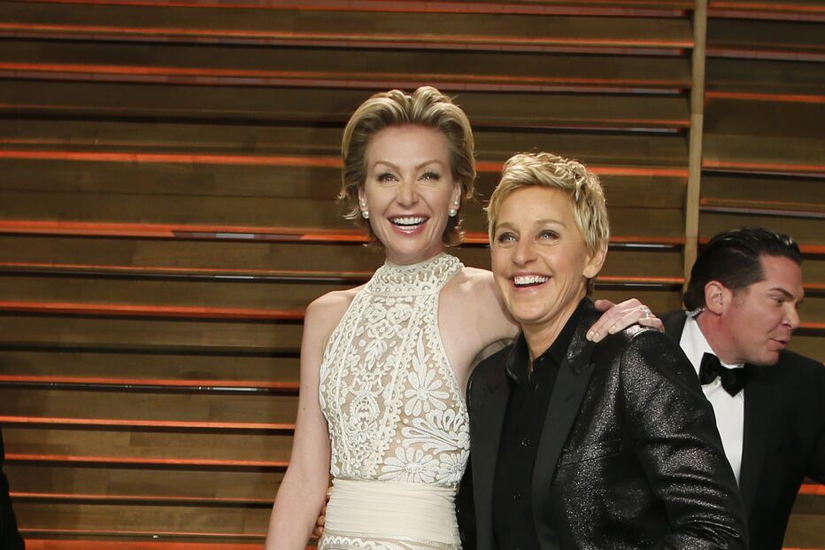 Ellen com a mulher, Portia de Rossi