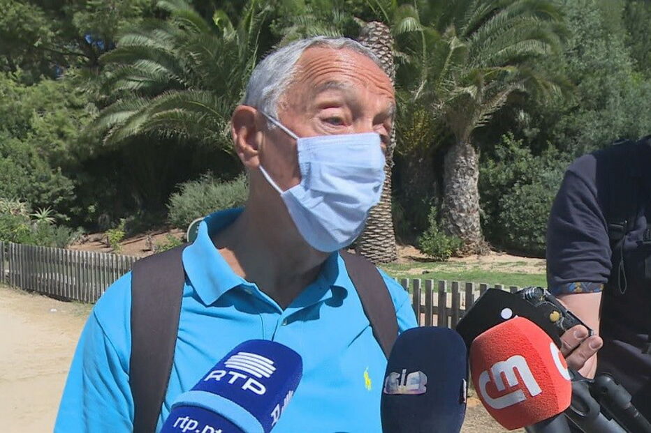 Marcelo Rebelo de Sousa espera época alta no Algarve entre final de agosto e início de setembro