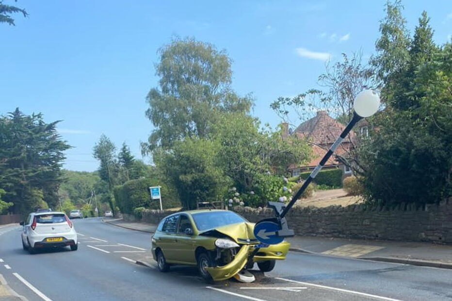 Condutor despista-se ao tentar tirar aranha de dentro do carro