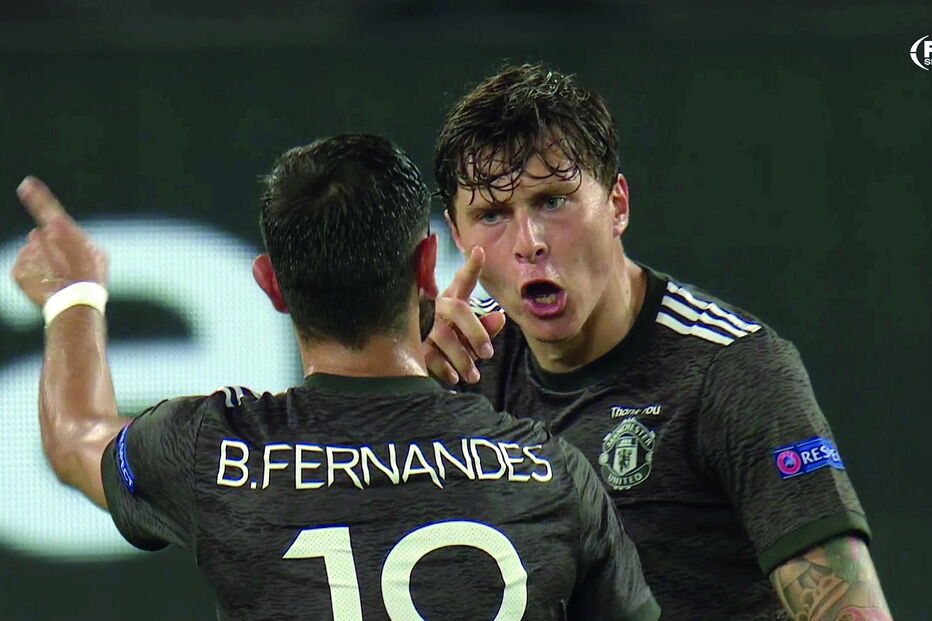 Bruno Fernandes deu  uma reprimenda a Lindelöf após o segundo golo do Sevilha e o antigo jogador do Benfica reagiu, chamando  ”filho da p...” ao ex-Sporting  