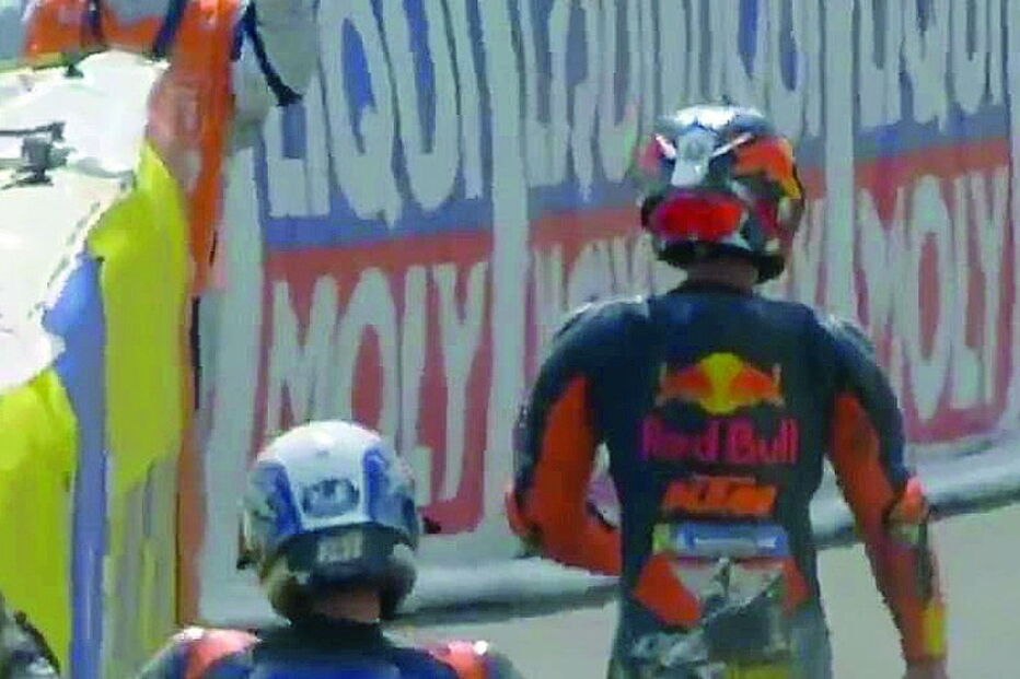 Português ficou irritado com a queda que o obrigou a desistir da prova