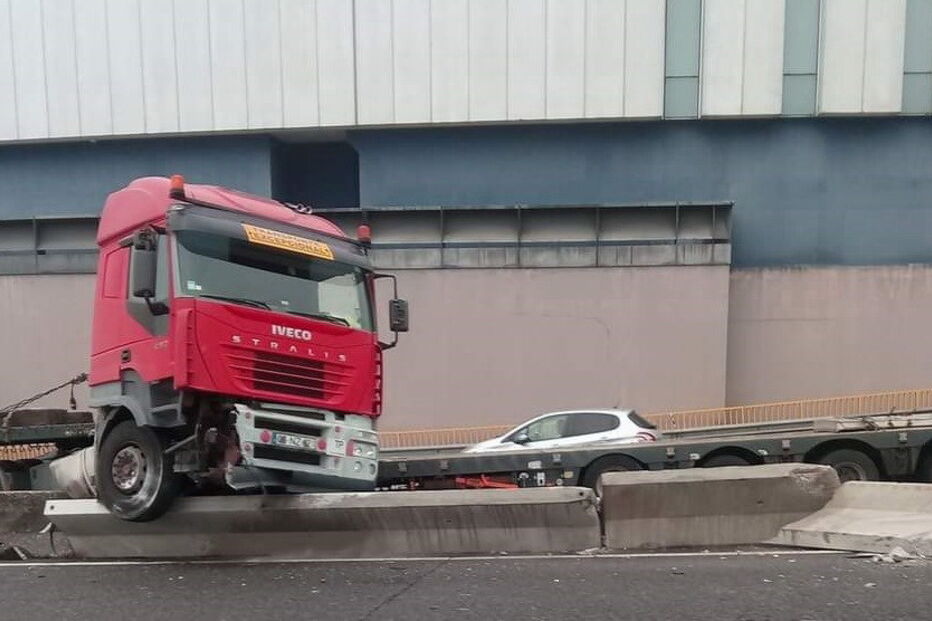 camião, despiste, vci