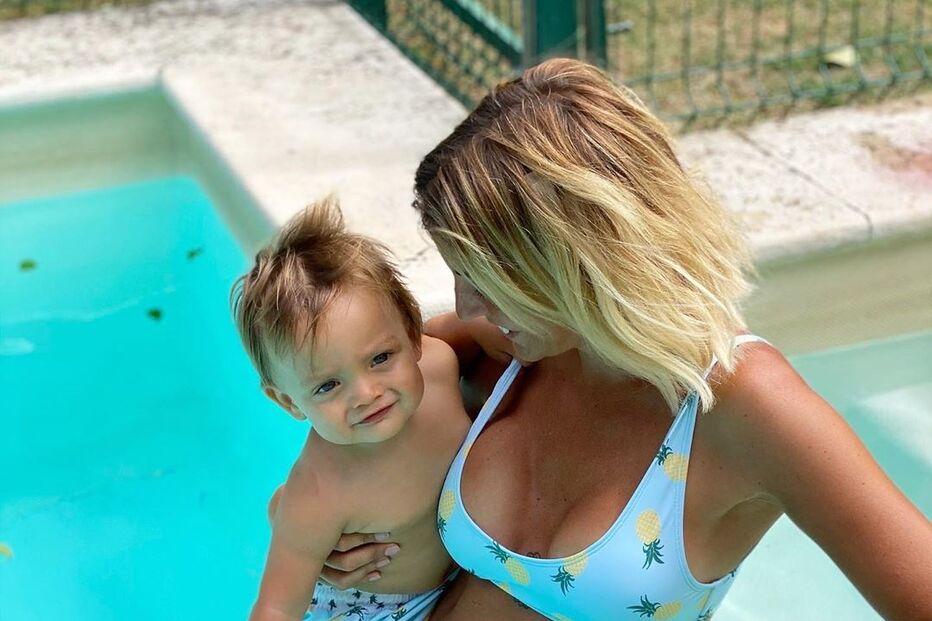 Jessica Athayde e o bebé Oliver