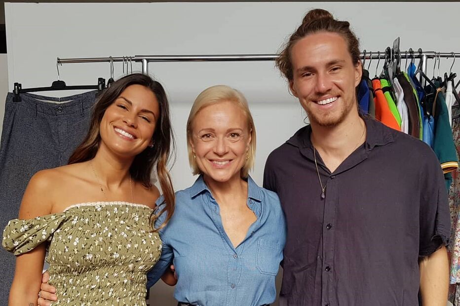 Carolina Loureiro, Carla Andrino e Vitor Kley