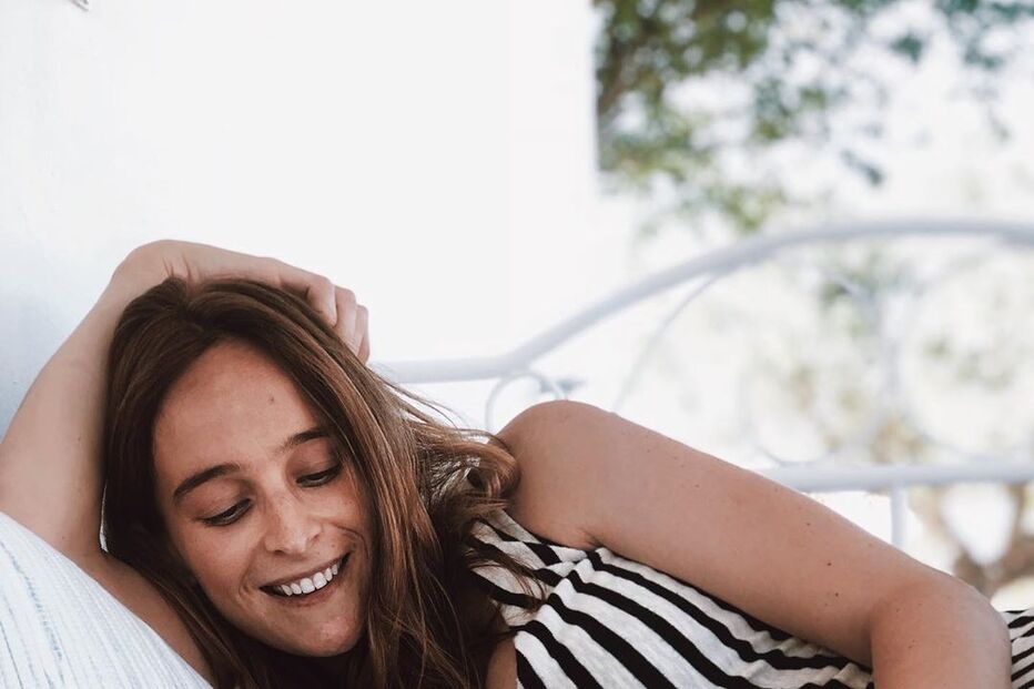 Sara Prata e a pequena Amélia