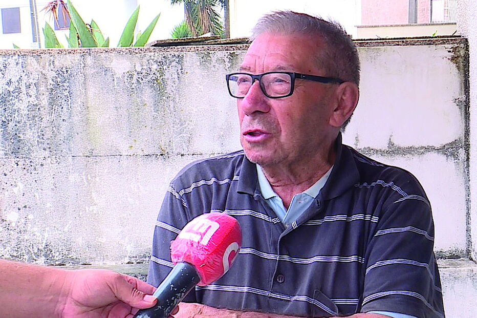 Joaquim Magalhães conseguiu libertar-se depois do assalto, gritou por socorro na varanda e foi ajudado pelos vizinhos