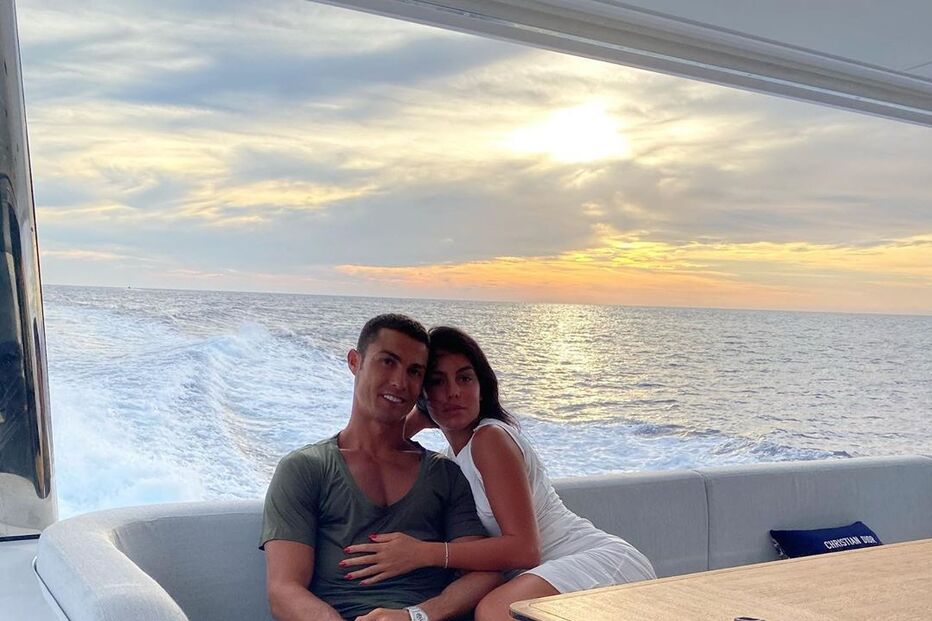 Cristiano Ronaldo e a namorada, Georgina Rodríguez