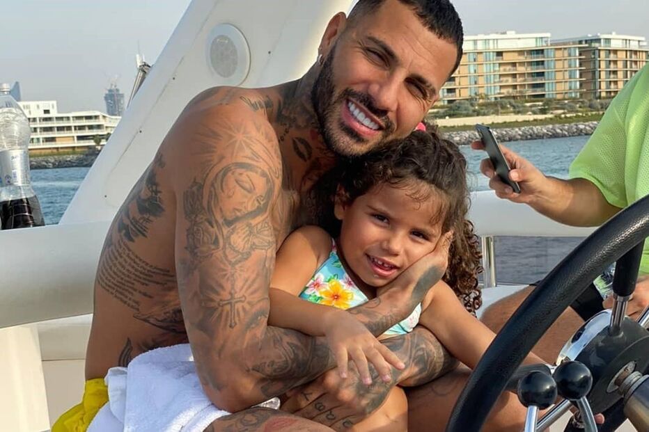 Ricardo Quaresma e a filha, Kauana