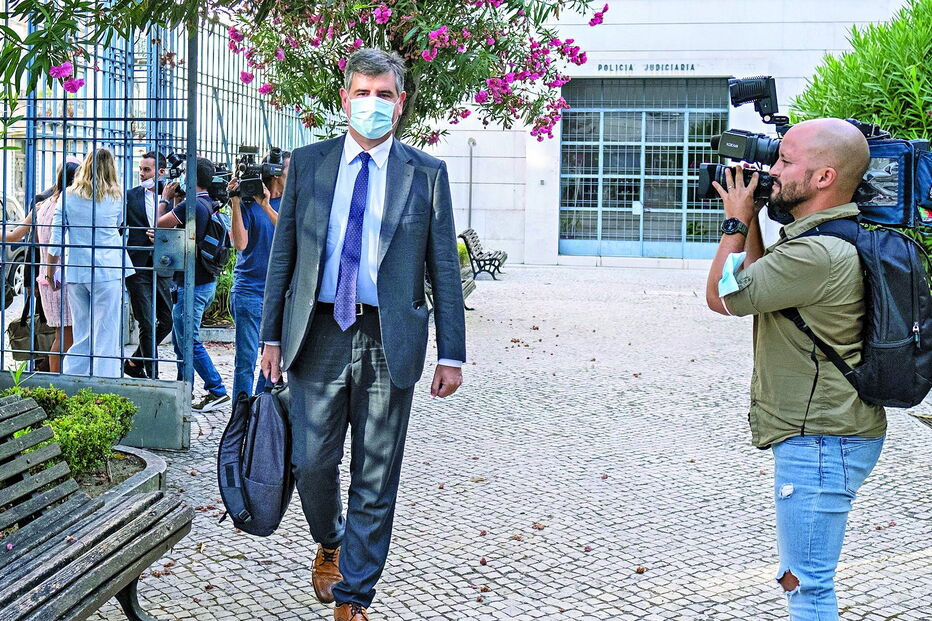 Artur Trindade esta sexta-feira a entrar para o Tribunal Central de Instrução Criminal, para o segundo dia de interrogatórios