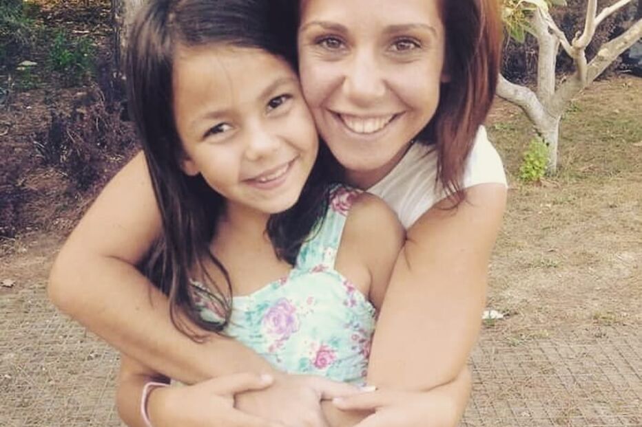 Sara Norte com a irmã Beatriz