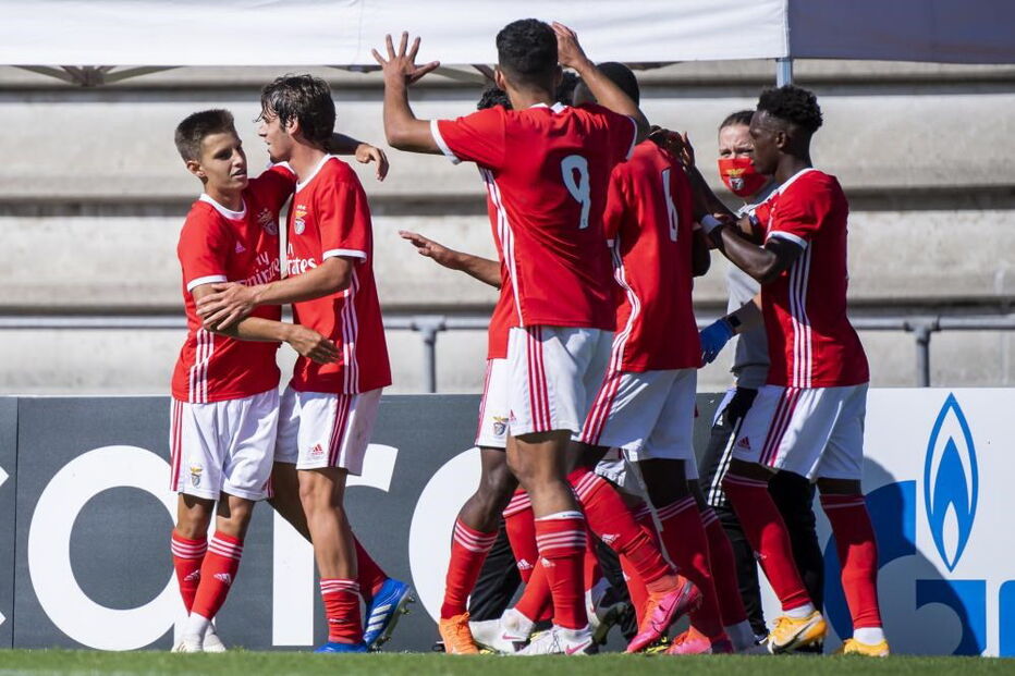 Benfica celebra ao vencer Ajax