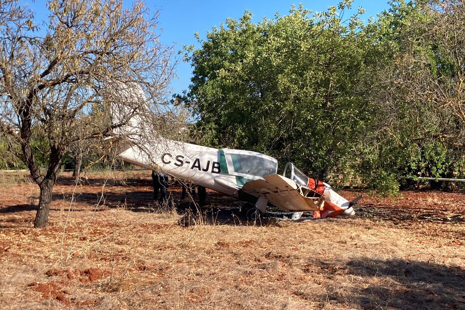 aterragem emergência, avioneta
