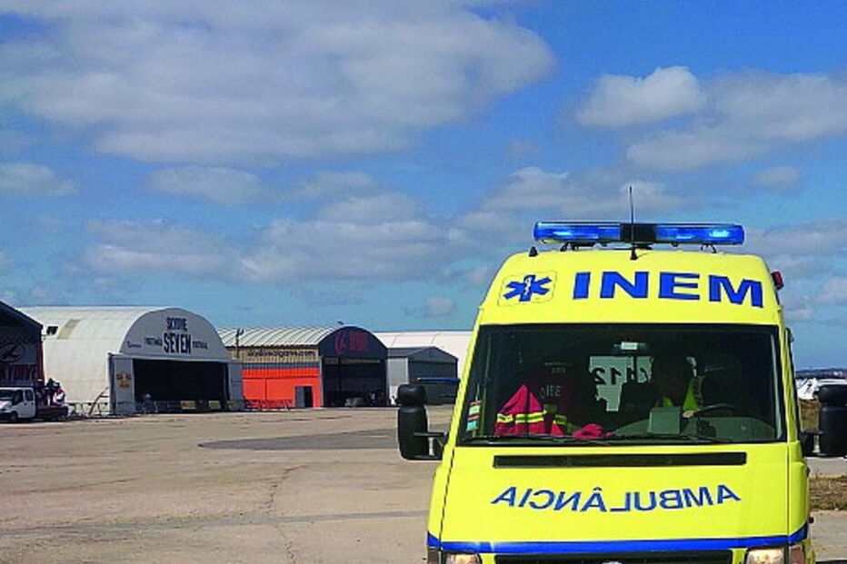 INEM no Aeródromo Municipal de Portimão