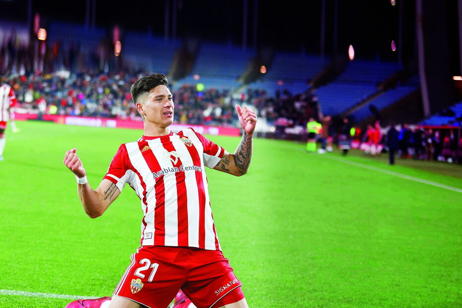 Darwin Nuñez (21 anos) foi um dos destaque do Almeria na última época