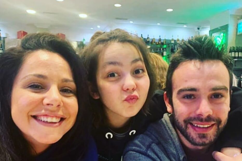 Sara Norte com os irmãos Beatriz e Diogo