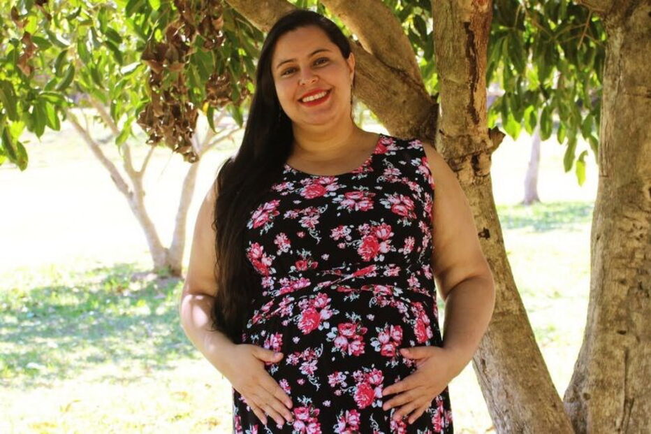 Camila estava grávida de oito meses