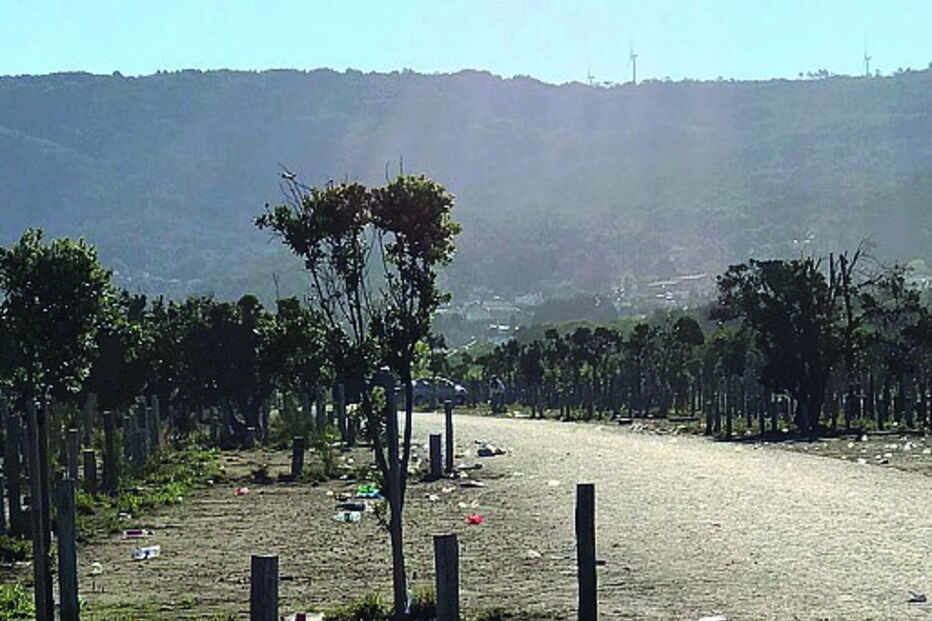 Locais repletos de lixo