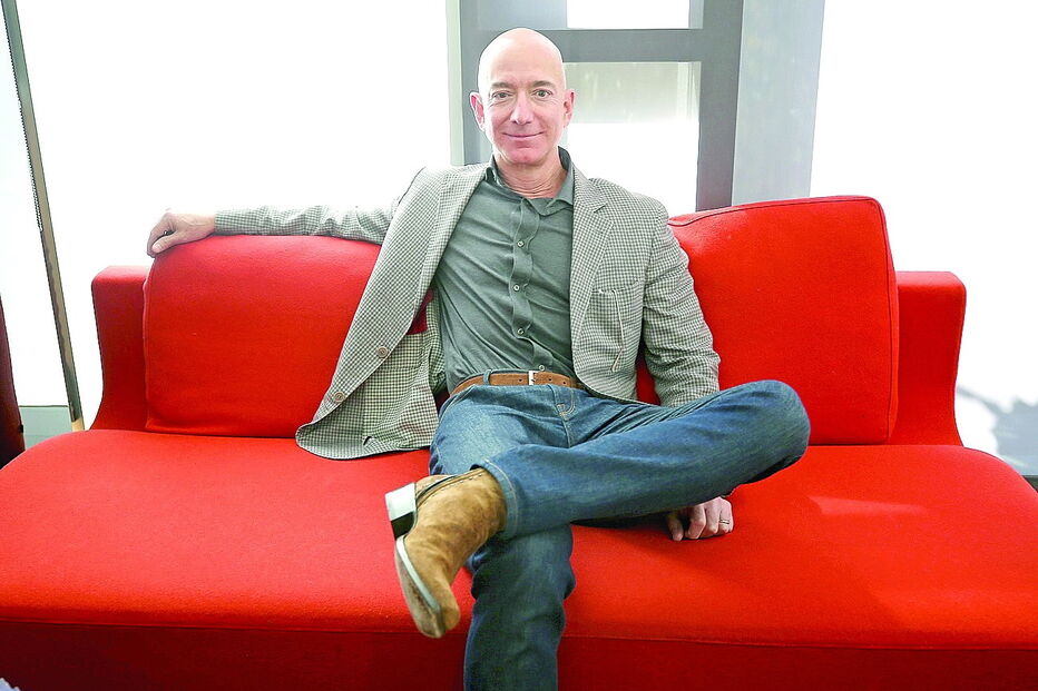 Jeff Bezos é CEO da Amazon, a segunda empresa mais valiosa do Mundo