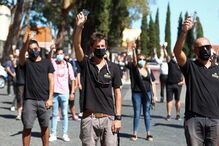 Agentes culturais concentraram-se em Lisboa para 