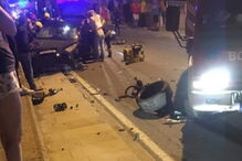 Um ferido grave em colisão com dois carros em Penafiel