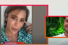 Rita Ferro Rodrigues surpreende o marido 'Ben' no 'Você na TV'