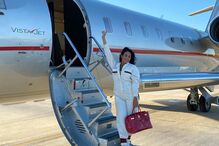 Georgina Rodríguez viaja para Veneza