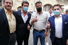 André Ventura e Salvini juntos em Itália