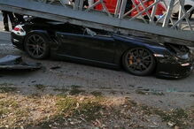 Acidente que envolveu um Porsche