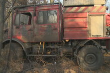 Viatura dos Bombeiros de Proença-a-Nova ficou destruída