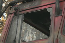 Viatura dos Bombeiros de Proença-a-Nova ficou destruída