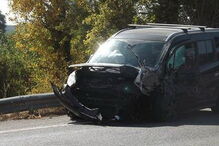 Colisão entre dois carros faz dois feridos em Alcoentre