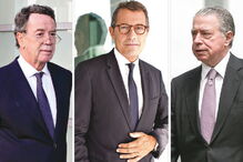 Manuel Pinho, António Mexia e Ricardo Salgado (da esquerda para a direita) são todos arguidos no processo que está a ser investigado pelo Ministério Público