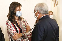 António Costa e Jamila Madeira