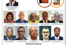 Cartaz da conferência com participantes