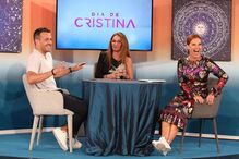 Cristina Ferreira e Pedro Teixeira com a taróloga Joana Dias