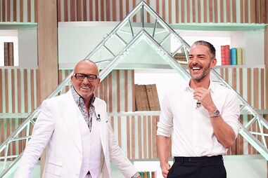 Cláudio Ramos e Manuel Luís Goucha no 'Você na TV'