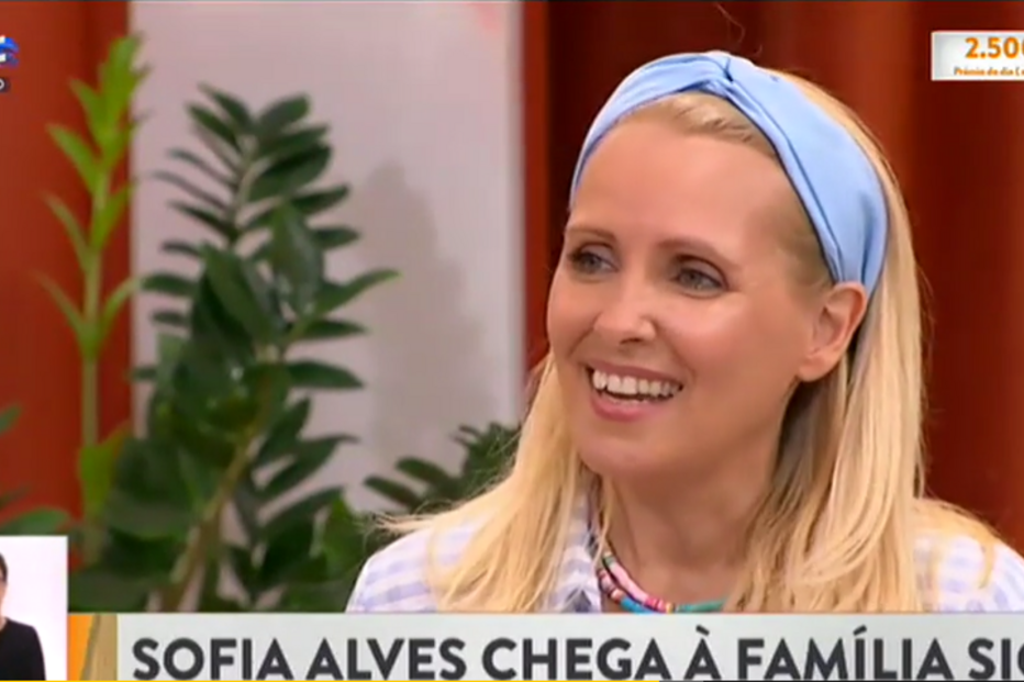 Sofia Alves no programa 'Casa Feliz'