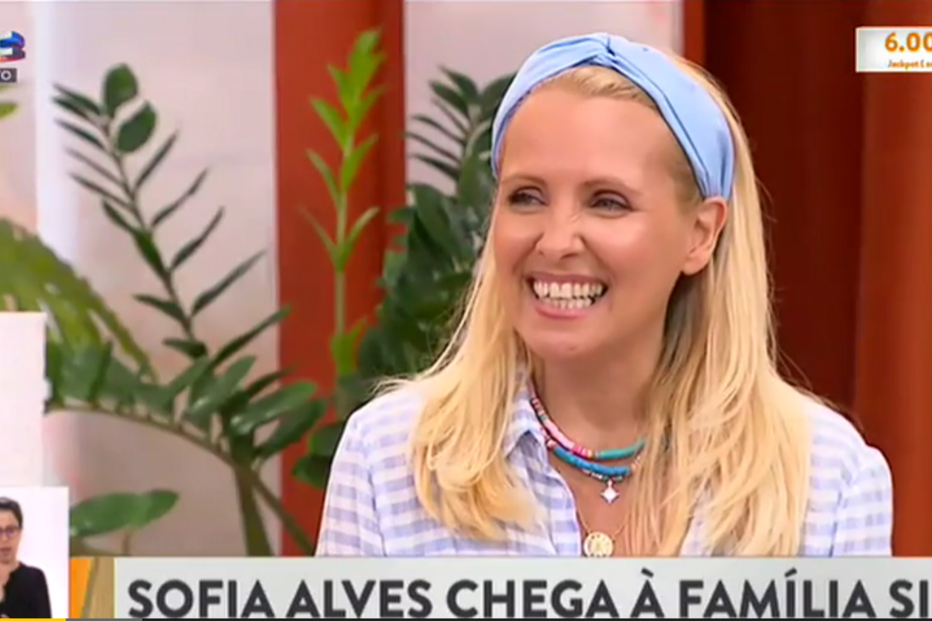 Sofia Alves no programa 'Casa Feliz'