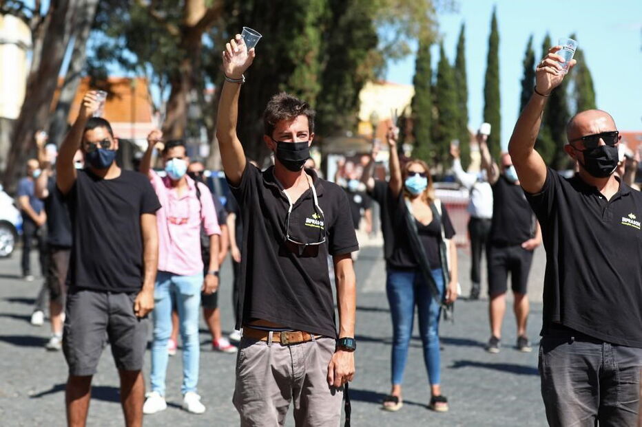 Agentes culturais concentraram-se em Lisboa para 