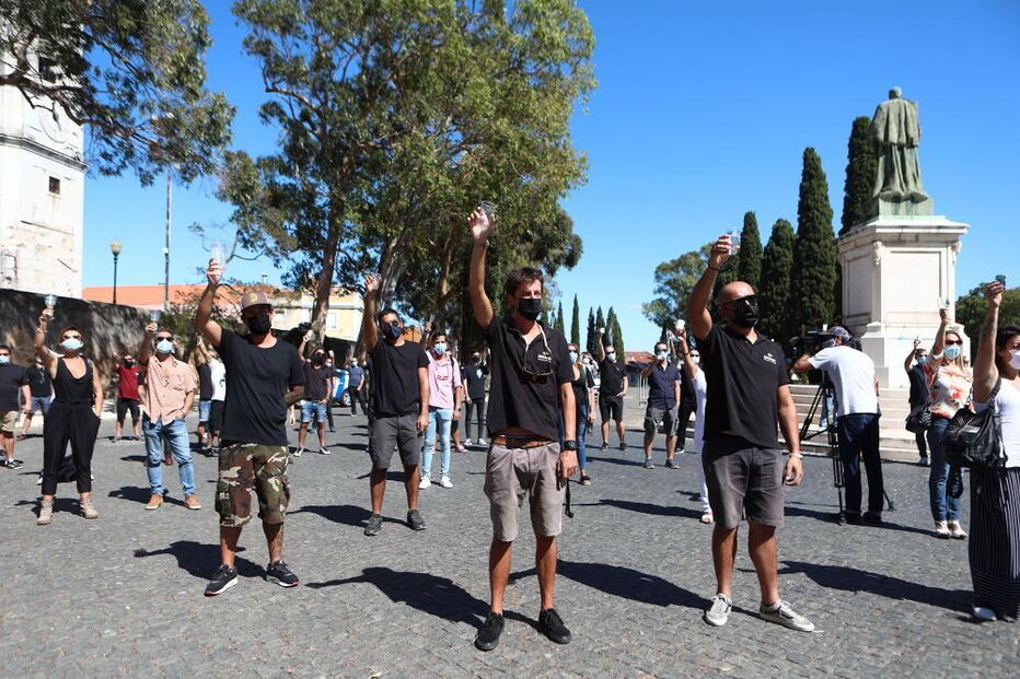 Agentes culturais concentraram-se em Lisboa para 